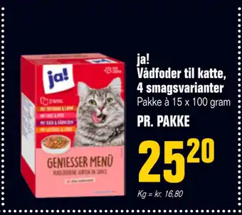 Poetzsch Padborg ja! Vådfoder til katte, 4 smagsvarianter tilbud