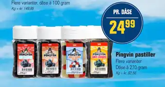 Otto Duborg Pingvin pastiller tilbud