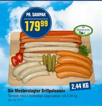 Otto Duborg Din Mesterslagter Grillpølsemix tilbud