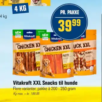 Otto Duborg Vitakraft XXL Snacks til hunde tilbud