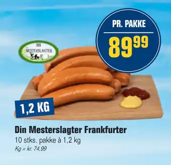 Otto Duborg Din Mesterslagter Frankfurter tilbud