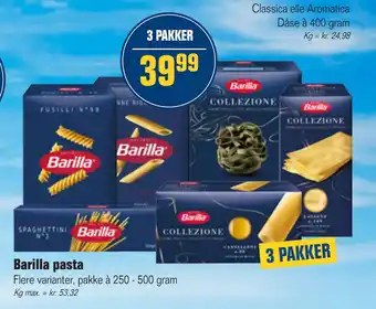 Otto Duborg Barilla pasta tilbud