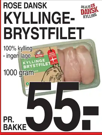 ABC Lavpris KYLLINGEBRYSTFILET tilbud