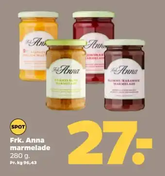 Netto Frk. Anna marmelade tilbud