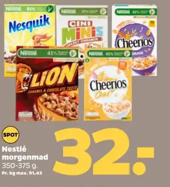 Netto Nestlé morgenmad tilbud