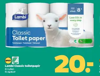 Netto Lambi Classic toiletpapir tilbud