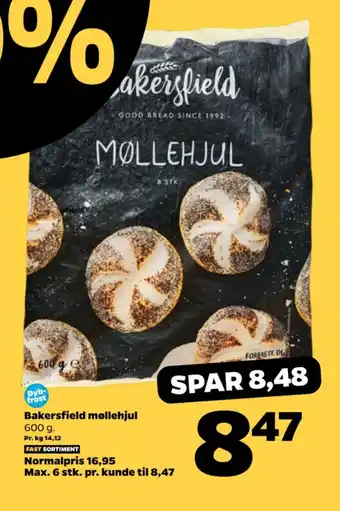 Netto Bakersfield møllehjul tilbud