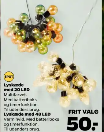 Netto Lyskæde med 20 LED tilbud