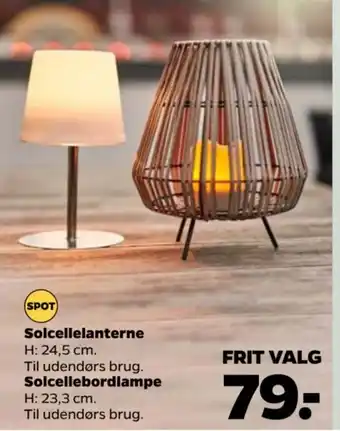 Netto Solcellelanterne tilbud