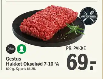 SPAR Gestus Hakket Oksekød 7-10 % tilbud