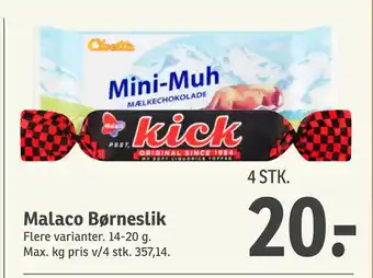 SPAR Malaco Børneslik tilbud