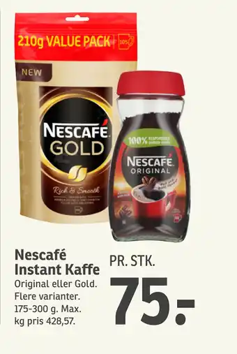 SPAR Nescafé Instant Kaffe tilbud