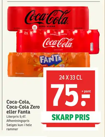 SPAR Coca-Cola, Coca-Cola Zero eller Fanta tilbud