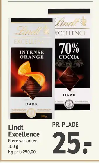 SPAR Lindt Excellence tilbud