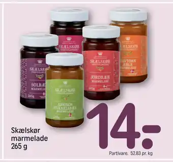 Rema 1000 Skælskør marmelade 265 g tilbud