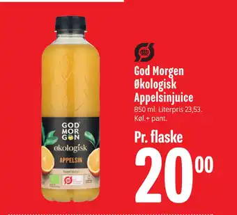 Min Købmand God Morgen Økologisk Appelsinjuice tilbud