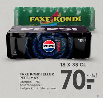 MENY FAXE KONDI ELLER PEPSI MAX tilbud