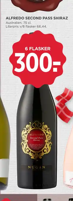 MENY ALFREDO SECOND PASS SHIRAZ tilbud