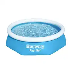 Bauhaus Bestway oppustelig pool Fast Set Ø244 cm inkl. filterpumpe tilbud