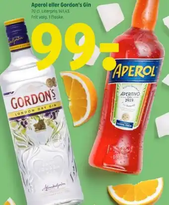 Coop 365 Aperol eller Gordon's Gin tilbud