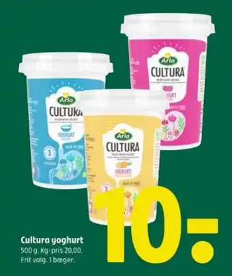 Coop 365 Cultura yoghurt tilbud