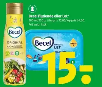 Coop 365 Becel flydende eller Let tilbud