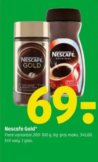 Coop 365 Nescafe Gold tilbud