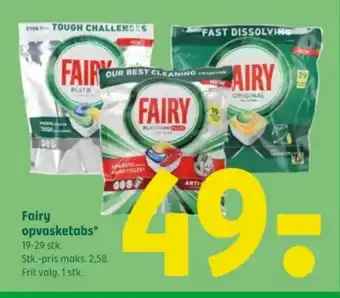 Coop 365 Fairy opvasketabs tilbud