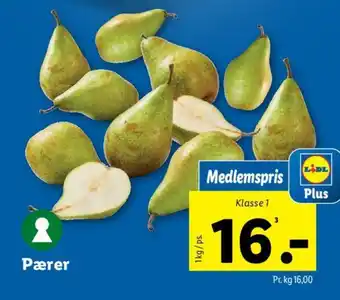 Lidl Pærer tilbud