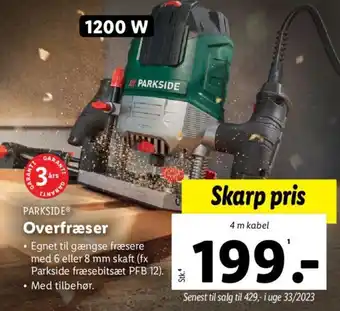 Lidl Overfræser tilbud