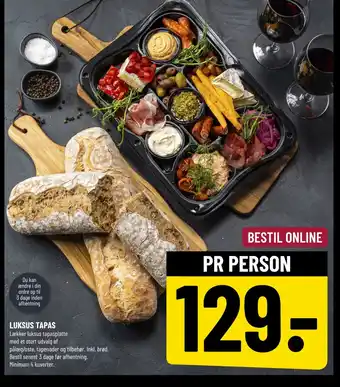 Løvbjerg LUKSUS TAPAS tilbud