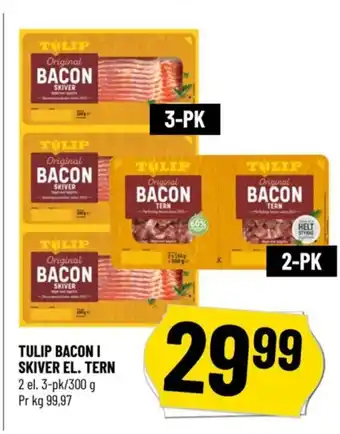 Løvbjerg TULIP BACON I SKIVER EL. TERN tilbud