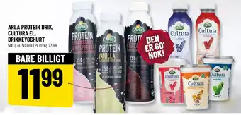 Løvbjerg ARLA PROTEIN DRIK, CULTURA EL. DRIKKEYOGHURT tilbud