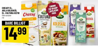 Løvbjerg CHEASY EL. ARLA KOLDSKÅL EL. CULTURA KEFIR tilbud