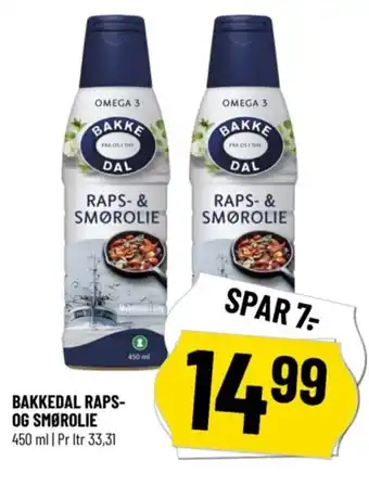 Løvbjerg BAKKEDAL RAPS- OG SMØROLIE tilbud