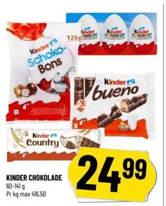 Løvbjerg KINDER CHOKOLADE tilbud