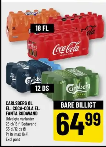 Løvbjerg CARLSBERG ØL EL. COCA-COLA EL. FANTA SODAVAND tilbud