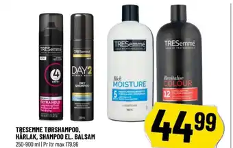 Løvbjerg TRESEMME TØRSHAMPOO, HARLAK, SHAMPOO EL. BALSAM tilbud