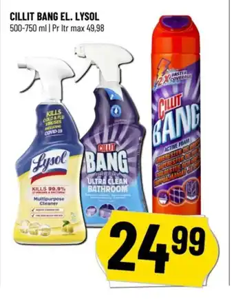 Løvbjerg CILLIT BANG EL. LYSOL tilbud
