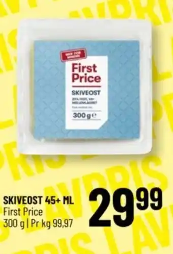 Løvbjerg SKIVEOST 45+ ML tilbud