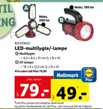 Lidl LED-multilygte/-lampe tilbud