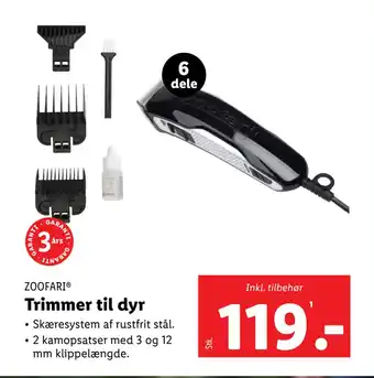 Lidl Trimmer til dyr tilbud