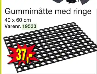 Harald Nyborg Gummimåtte med ringe tilbud
