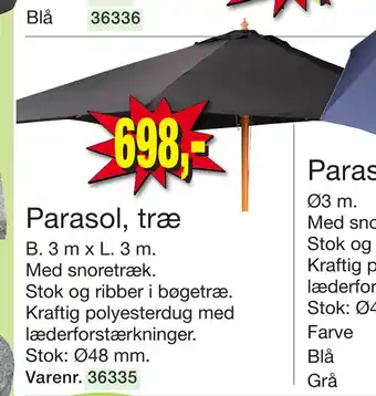 Harald Nyborg Parasol, træ tilbud