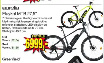 Harald Nyborg Elcykel MTB 27,5” tilbud