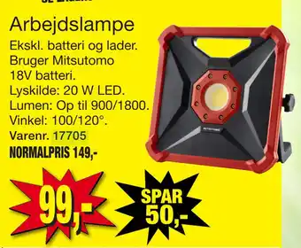 Harald Nyborg Arbejdslampe tilbud