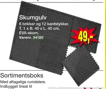 Harald Nyborg Skumgulv tilbud