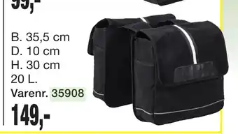 Harald Nyborg Cykeltaske dobbelt tilbud