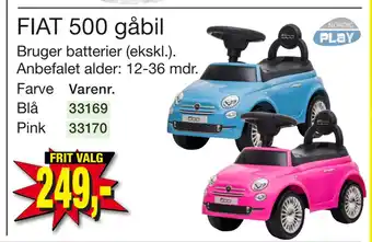 Harald Nyborg FIAT 500 gåbil tilbud