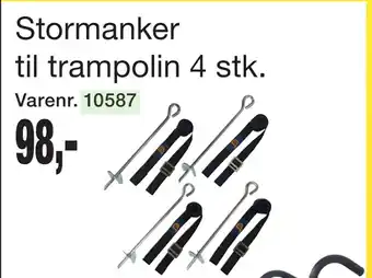 Harald Nyborg Stormanker til trampolin 4 stk tilbud